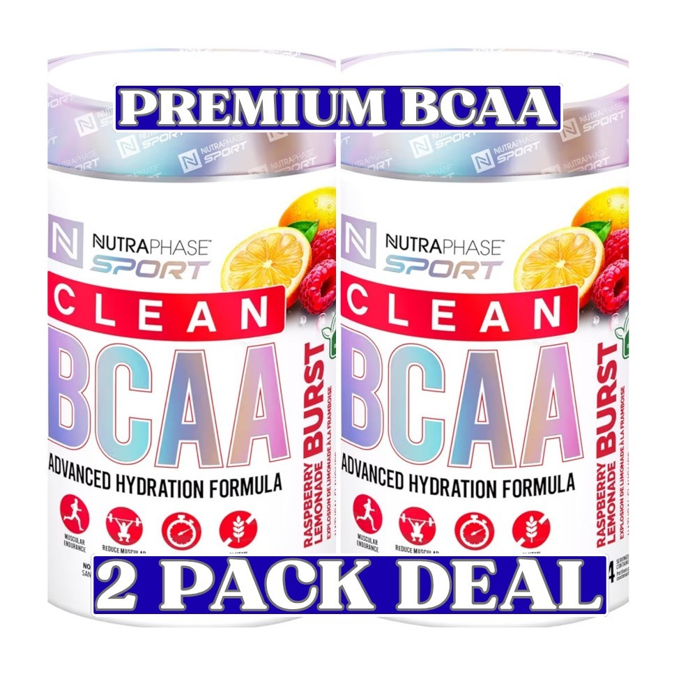 Nutraphase Sport Clean BCAA Raspberry Lemonade Burst 2-Pack Advanced Hydration