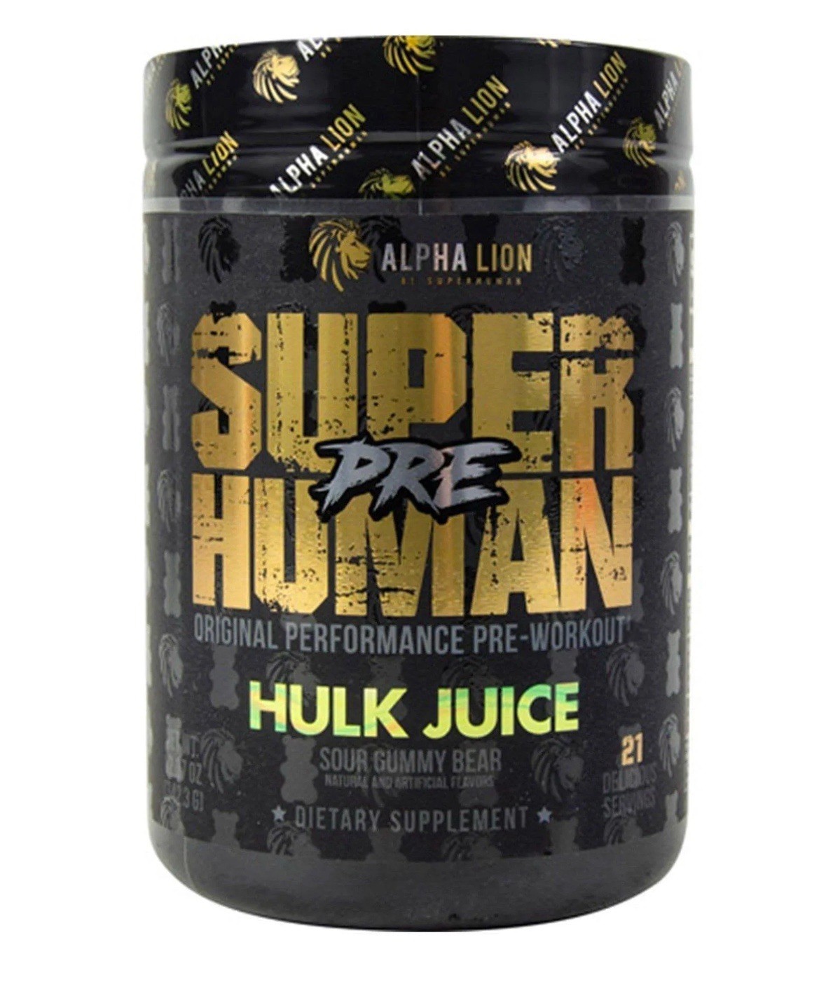 Alpha Lion Super Human PRE Hardcore Pump Pre-Workout 21 FULL Servings 5 Flavors