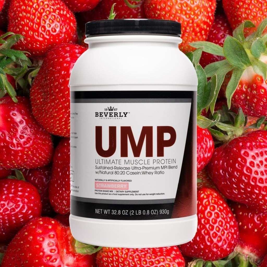 Beverly International UMP Protein Powder Strawberry 2pd (EXPIRES 08/2026)