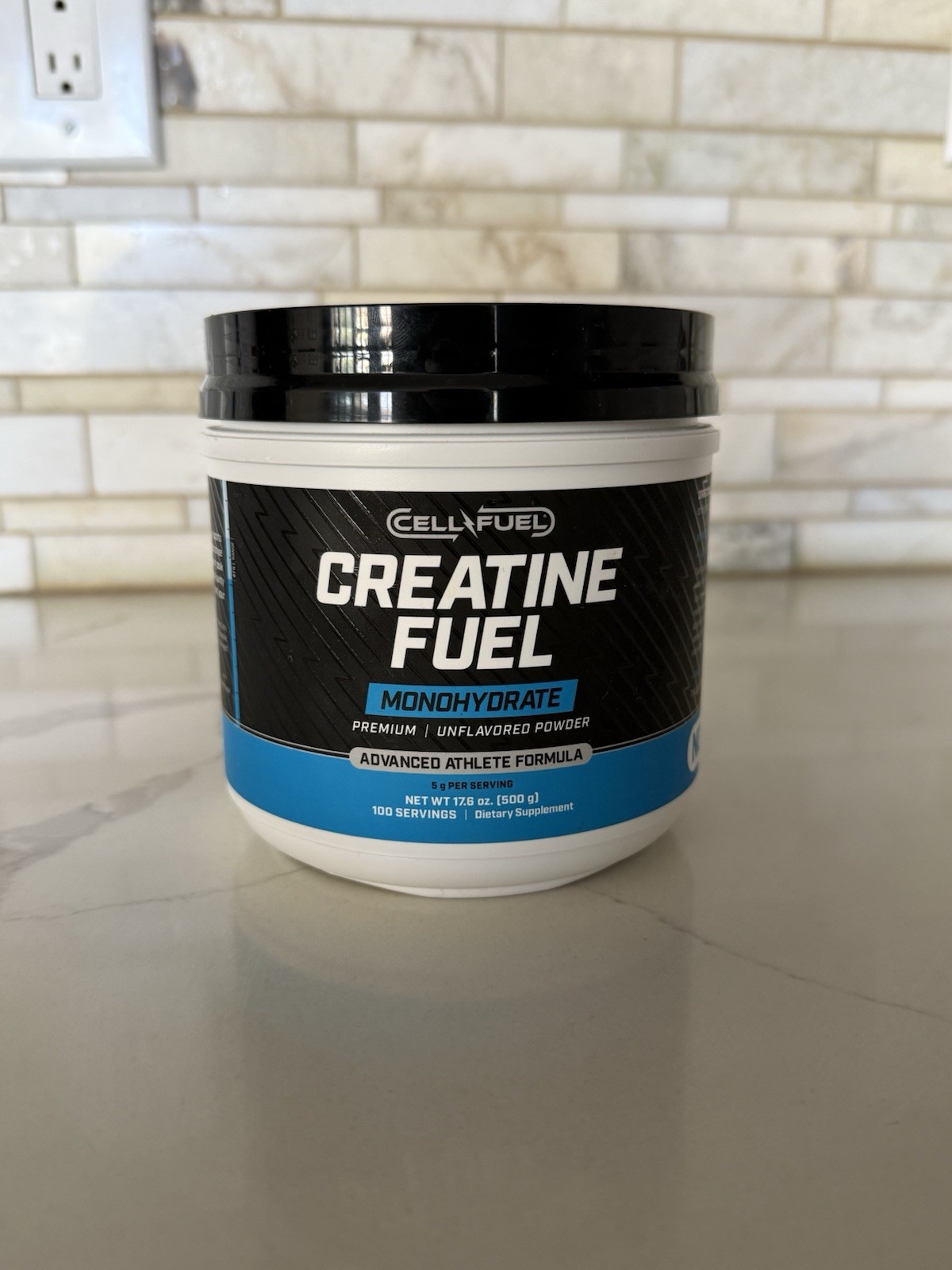 Creatine Monohydrate Powder by CellFuel Unflavored 500g