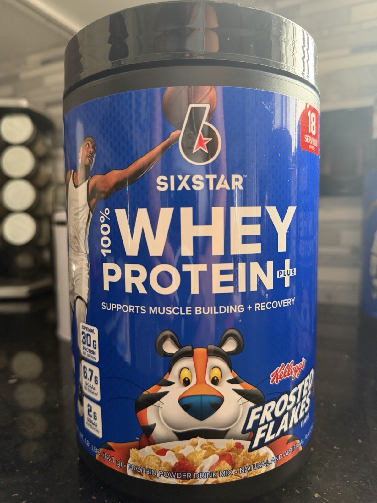 SIXSTAR 100% WHEY PROTEIN PLUS FROSTED FLAKES 1.81 LBS EXP 02/ 2027 18 SERVINGS