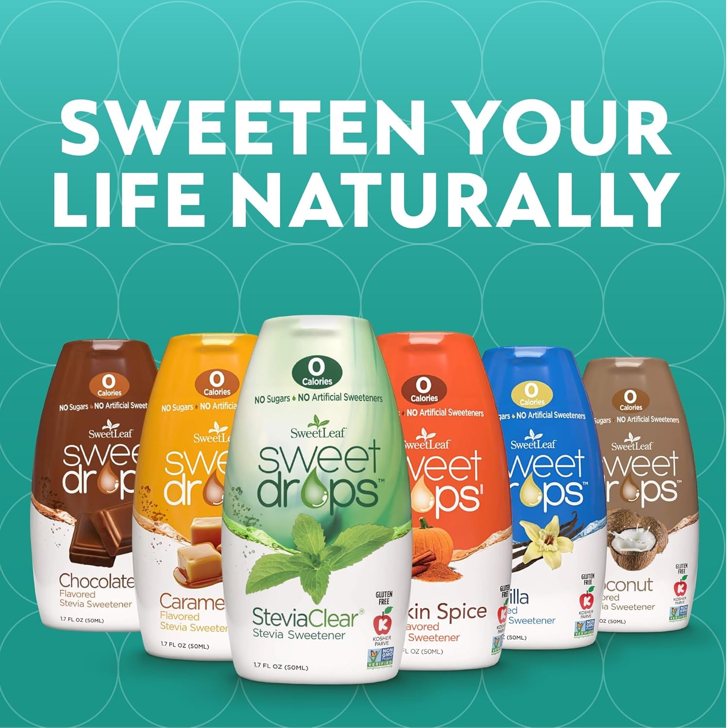 SweetLeaf Sweet Drops – Flavored Stevia Liquid 1.7 Fl Oz (Pack of 3)