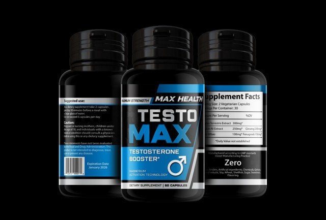 3 Pack Men’s Testo Booster Male Enhancement Libido Stamina Energy Power 180ct
