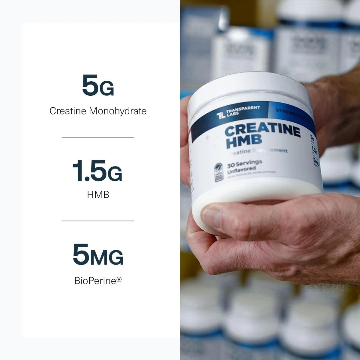 Strawberry Lemonade Creatine HMB – Proven Formula for Muscle Growth, 30 Servings