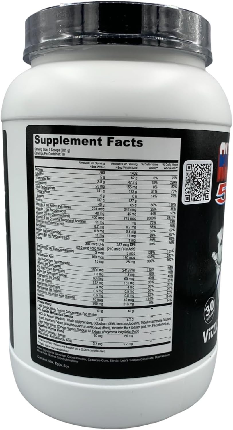 Russian Bear 5000 Mass Gainer – Vanilla 4 lbs