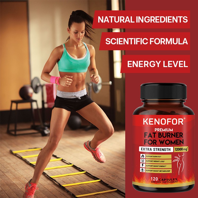 Fat Burner for Women 12,000 mg, Appetite Control, Weight Loss, 120 Capsules