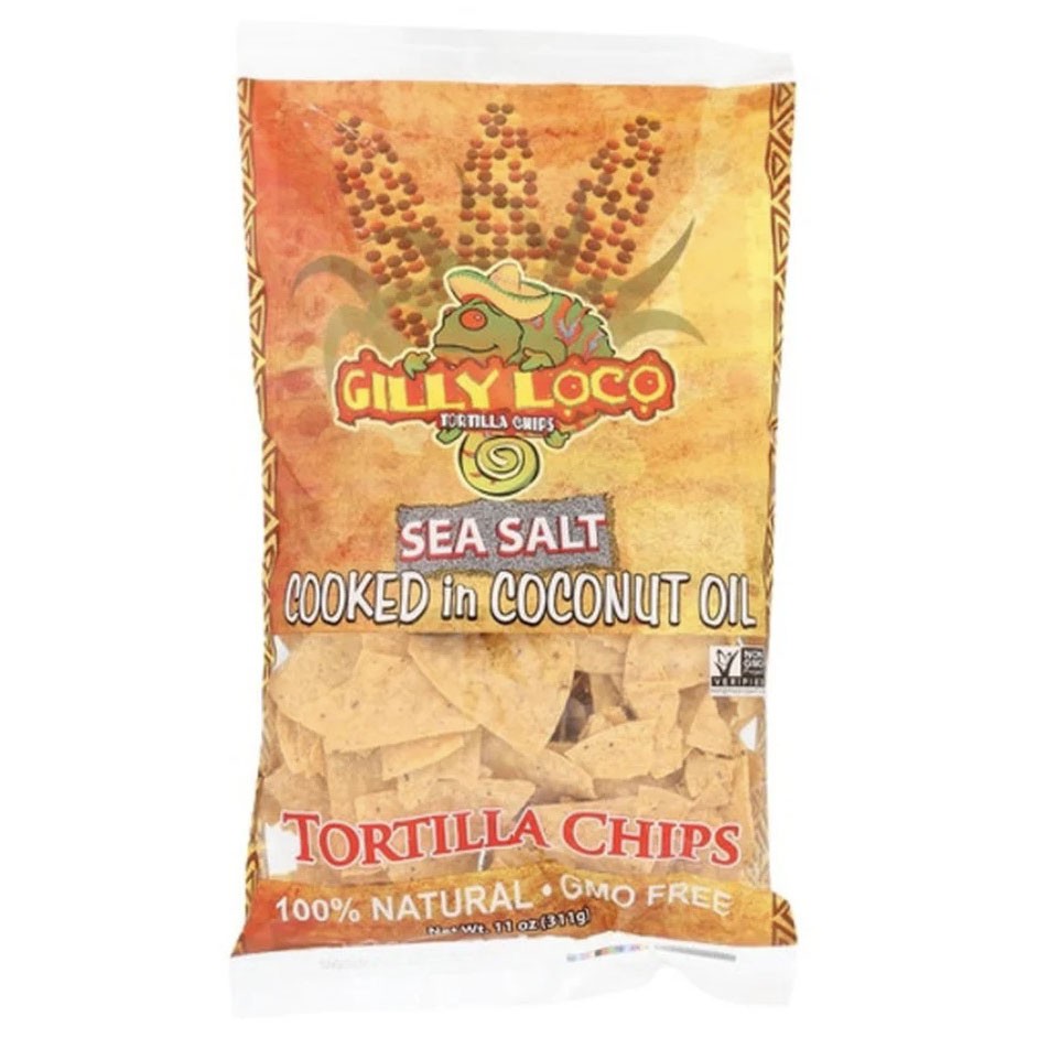 Beady Eye Gilly Loco Coconut Oil Sea Salt Tortilla Chips 11oz – Natural,