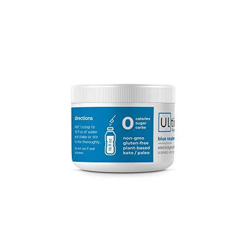 Ultima Replenisher Electrolyte Hydration Powder Blue Raspberry Sugar Free,3.7 OZ