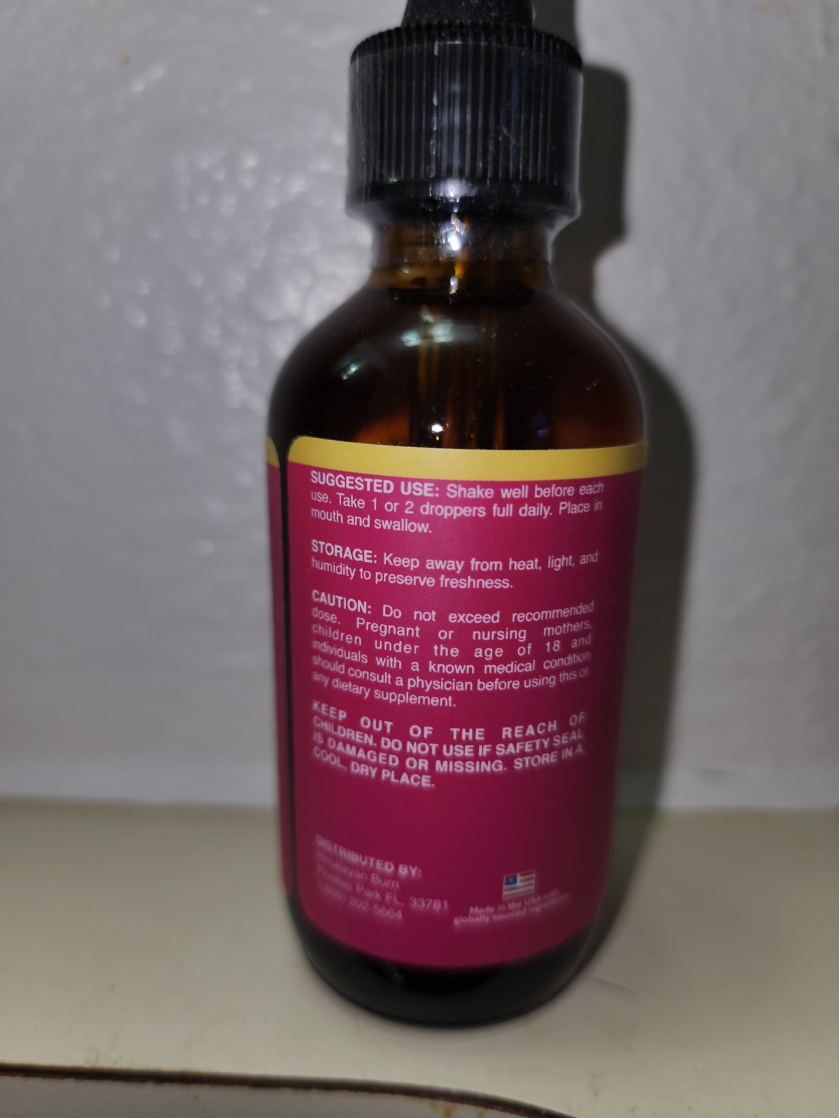 Lot Of 5-Himalayan Burn Max Advanced Liquid Supplement 60ML / 2 FL.OZ exp. 05/27