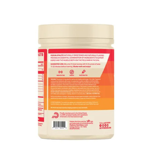 2 – Podium Athlete Pre-Workout Dietary Supplement Raspberry Powder 243G 8.57 oz