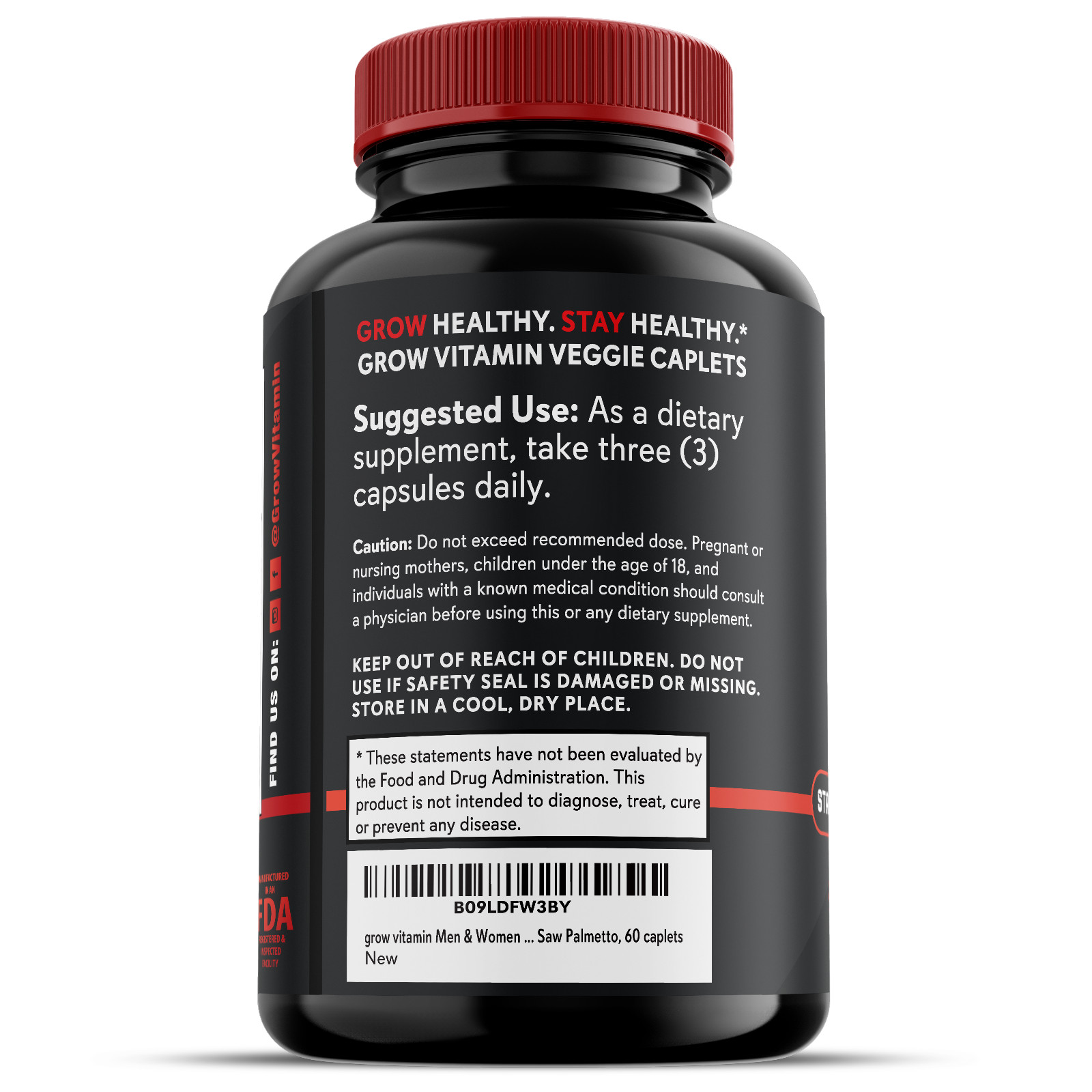 Strongest Testosterone Booster Men Performance, Libido Stamina Energy Pills 60ct