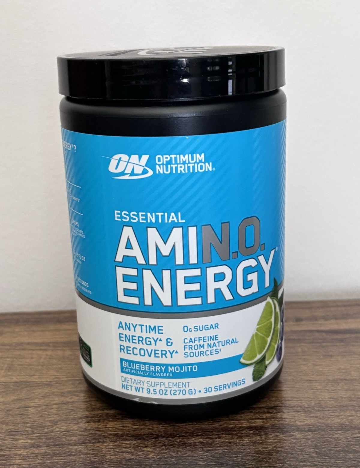 Optimum Nutrition Amino Energy Powder Blueberry Mojito 30 Serv. Expire 10/21/26