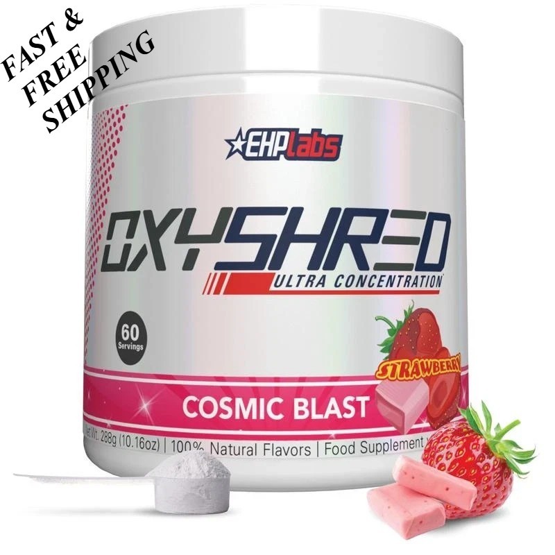 EHPlabs OxyShred Super Concentration Pre Workout Powder – 33 Serves, 150mg Caffe