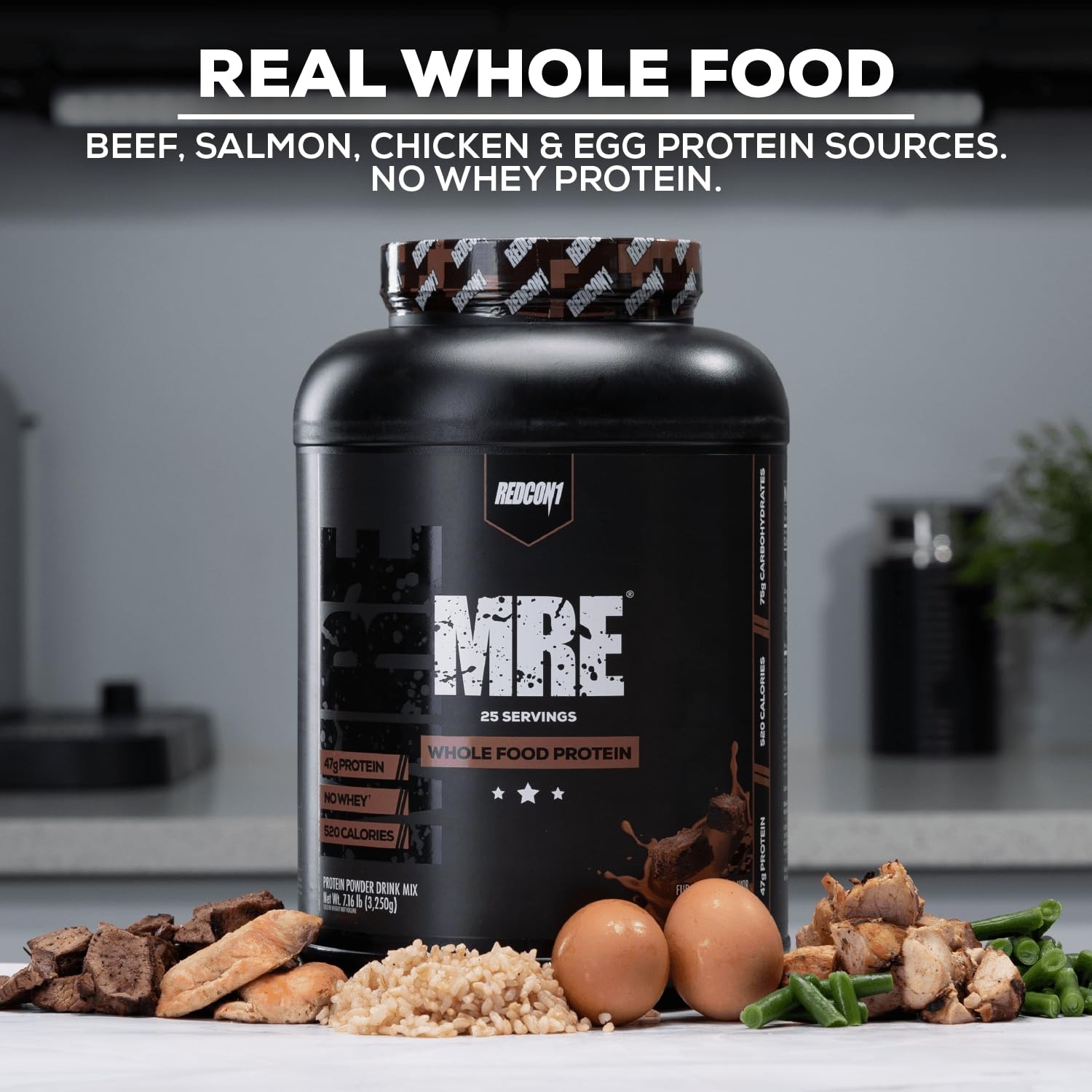 Whole Food Meal Replacement Protein Powder Banana Nut Bread Animal & Plant 24