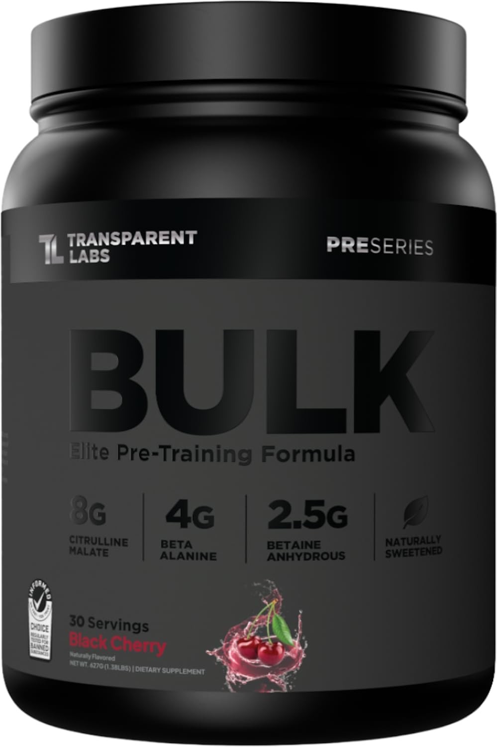 Sugar-Free Pre Workout for Men & Women – Beta Alanine, Citrulline, Caffeine – 30