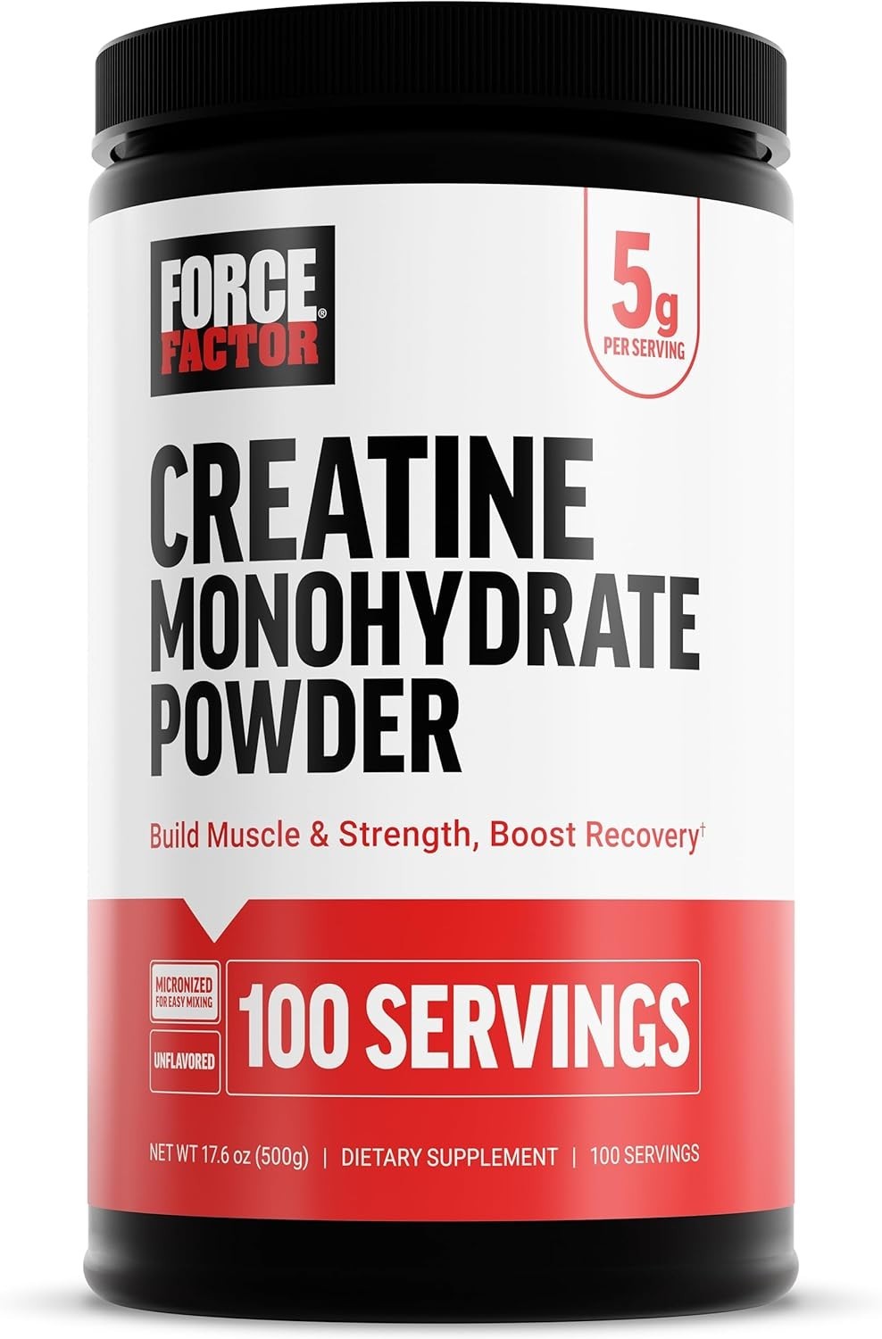 500G Pure Creatine Monohydrate Powder – No Additives, 100 Servings for Athletes