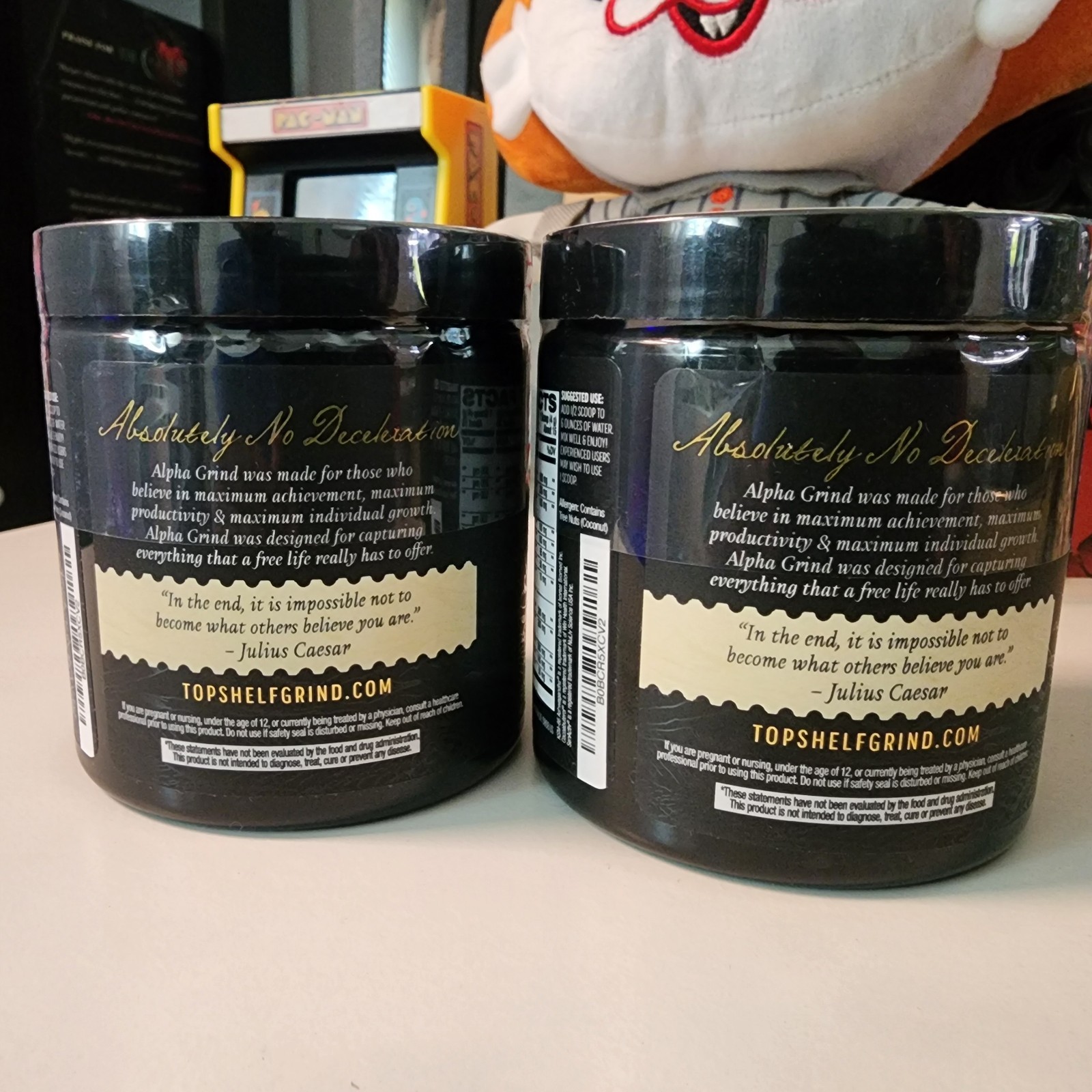 Alpha Grind 100% Arabica Coffee + RAW Gym Stack Pre-Workout Energy Powder