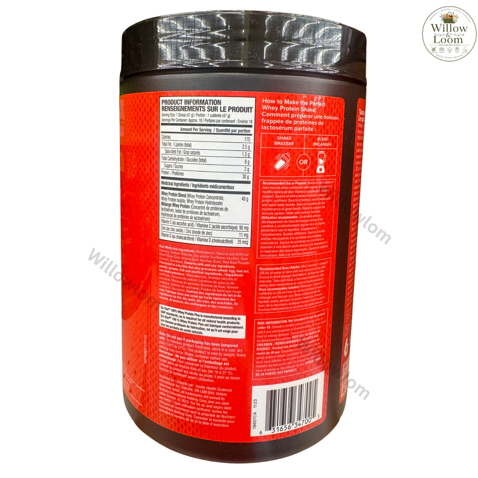 Six Star 100% Whey Protein Plus Froot Loops Flavor 1.81 lbs 18 Servings 30g Prot