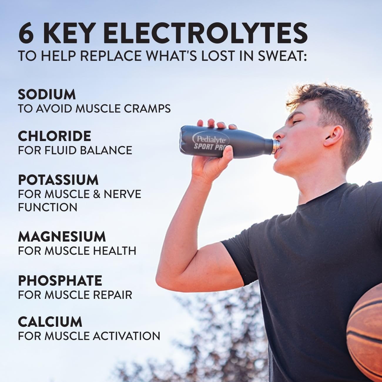 Pedialyte Sport Pro Electrolyte Powder 6 Key Electrolytes For Muscle Support