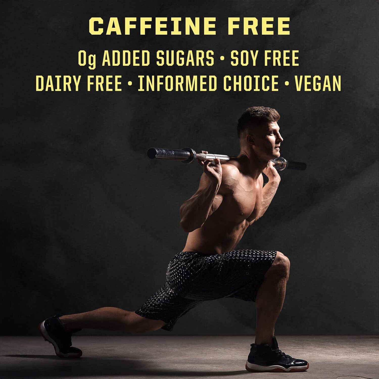 Sunwarrior Pre Workout Powder Energy Drink Non-Stim CaffeineFree Yuzu Mango 315g