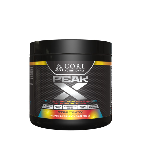 Core Nutritionals Peak X PREWORKOUT Non-Stimulant Peak Stamina & Pump Optimizer