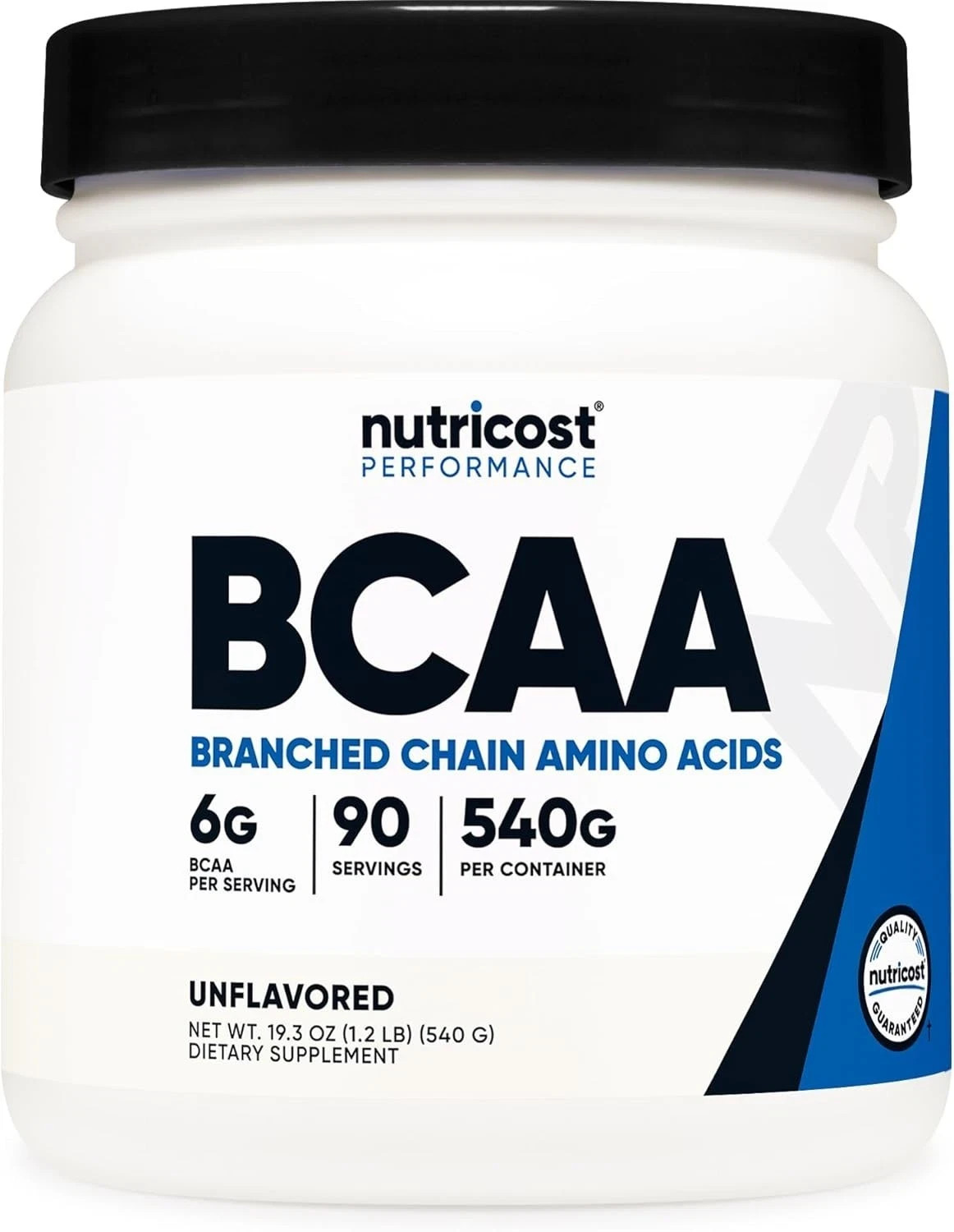 Nutricost BCAA Powder 90 Servings (Unflavored) Exper date 2027