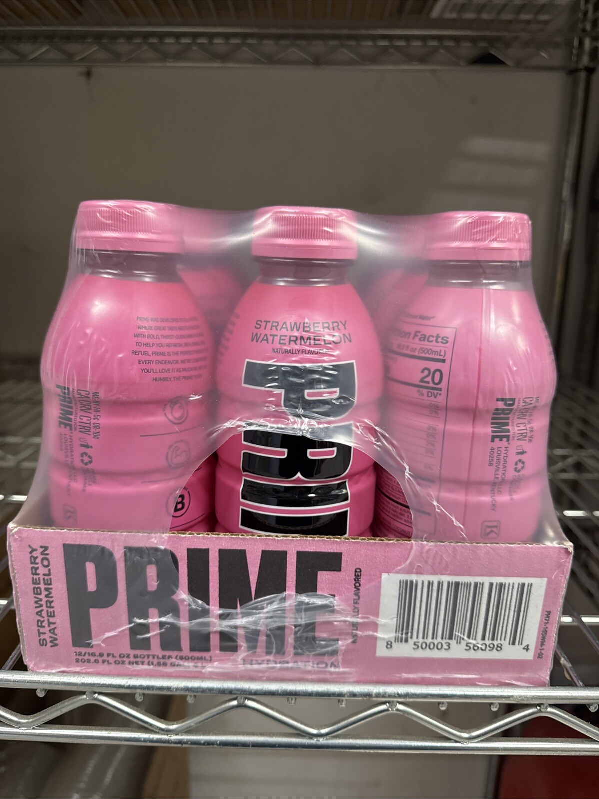 PRIME HYDRATION Drink (16.9oz) Sealed Case – Strawberry Watermelon