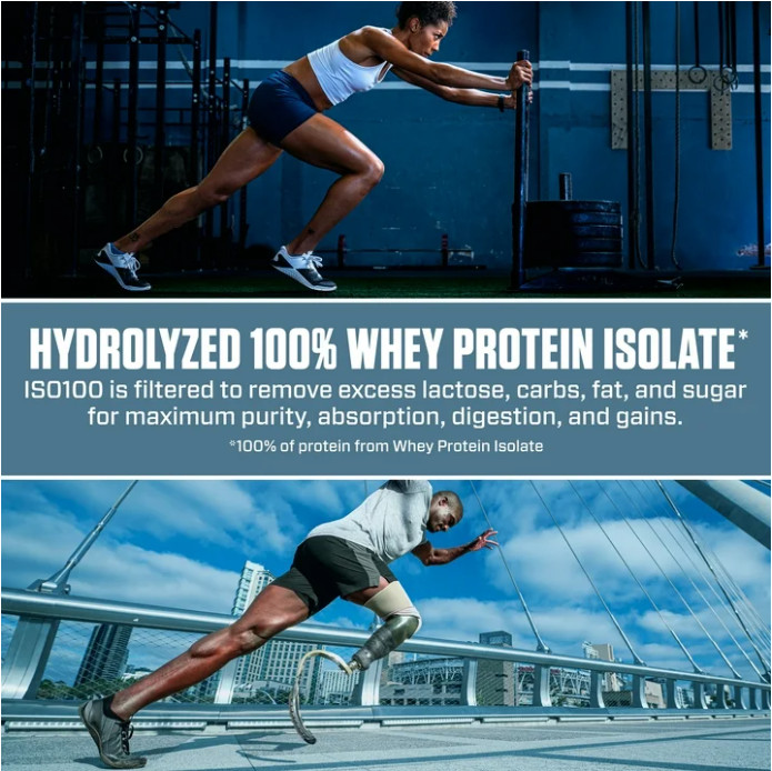Dymatize ISO100 Hydrolyzed Whey Isolate, Cinnamon Cereal, 20 Servings