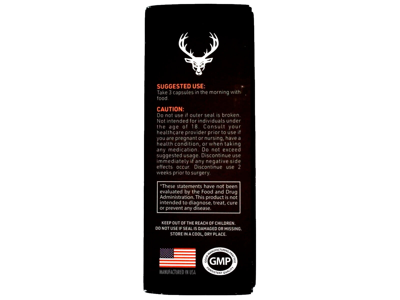 BUCKED UP RUT TESTOSTERONE BOOSTER DIETARY SUPPLEMENT 90 CAPSULES EXP. 03/2026+