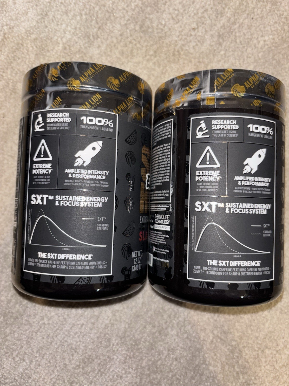 Alpha Lion Superhuman Extreme 2 Pack Hulk Juice And Slaughtermelon Preworkout