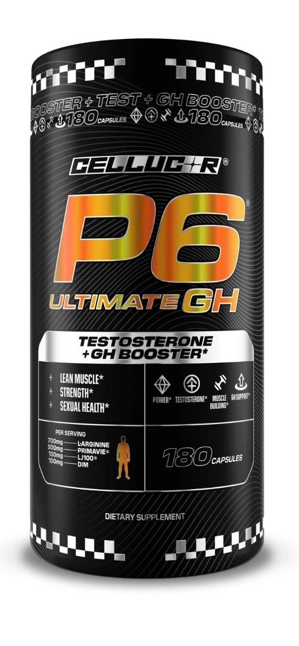 New Cellucor P6 Ultimate GH Test Boost Strength Muscle Build Power 180 Pills