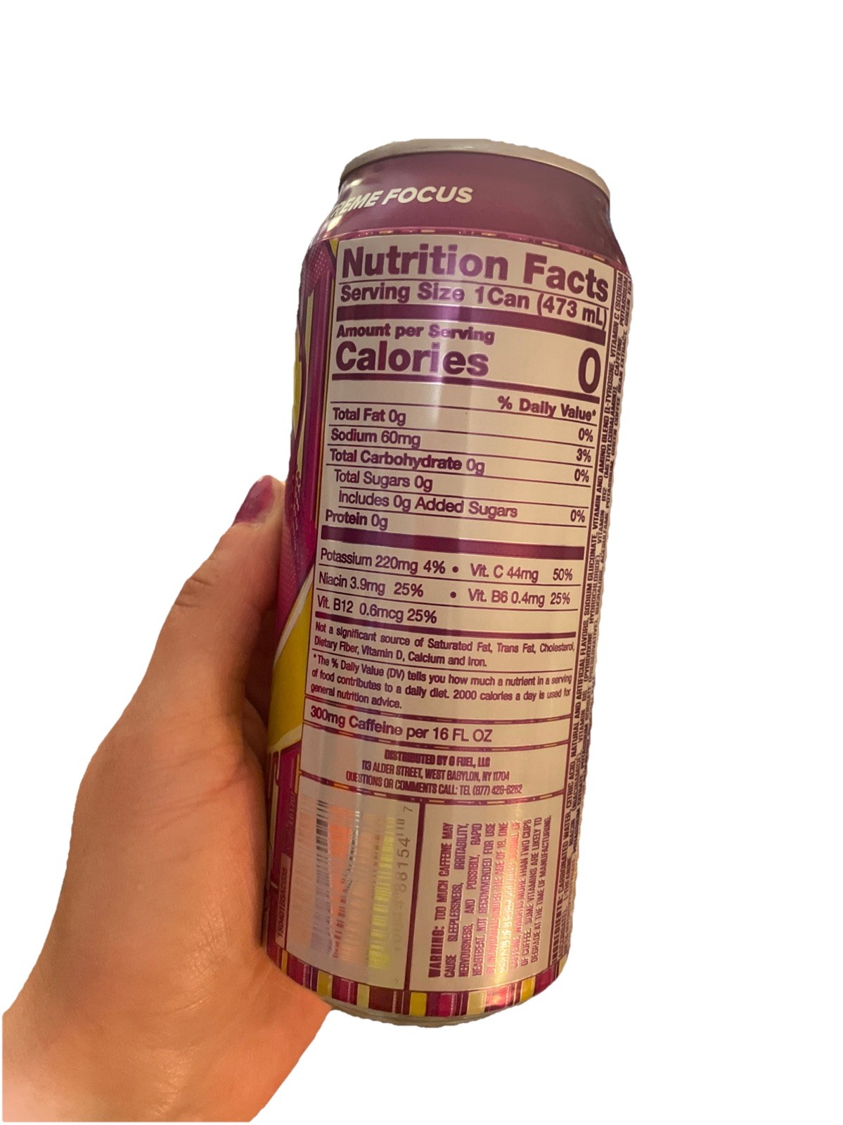 GFUEL HYPE SAUCE ENERGY DRINK NEW UNOPENED 16 FL OZ CAN Zero Sugar HTF 300mg CAF