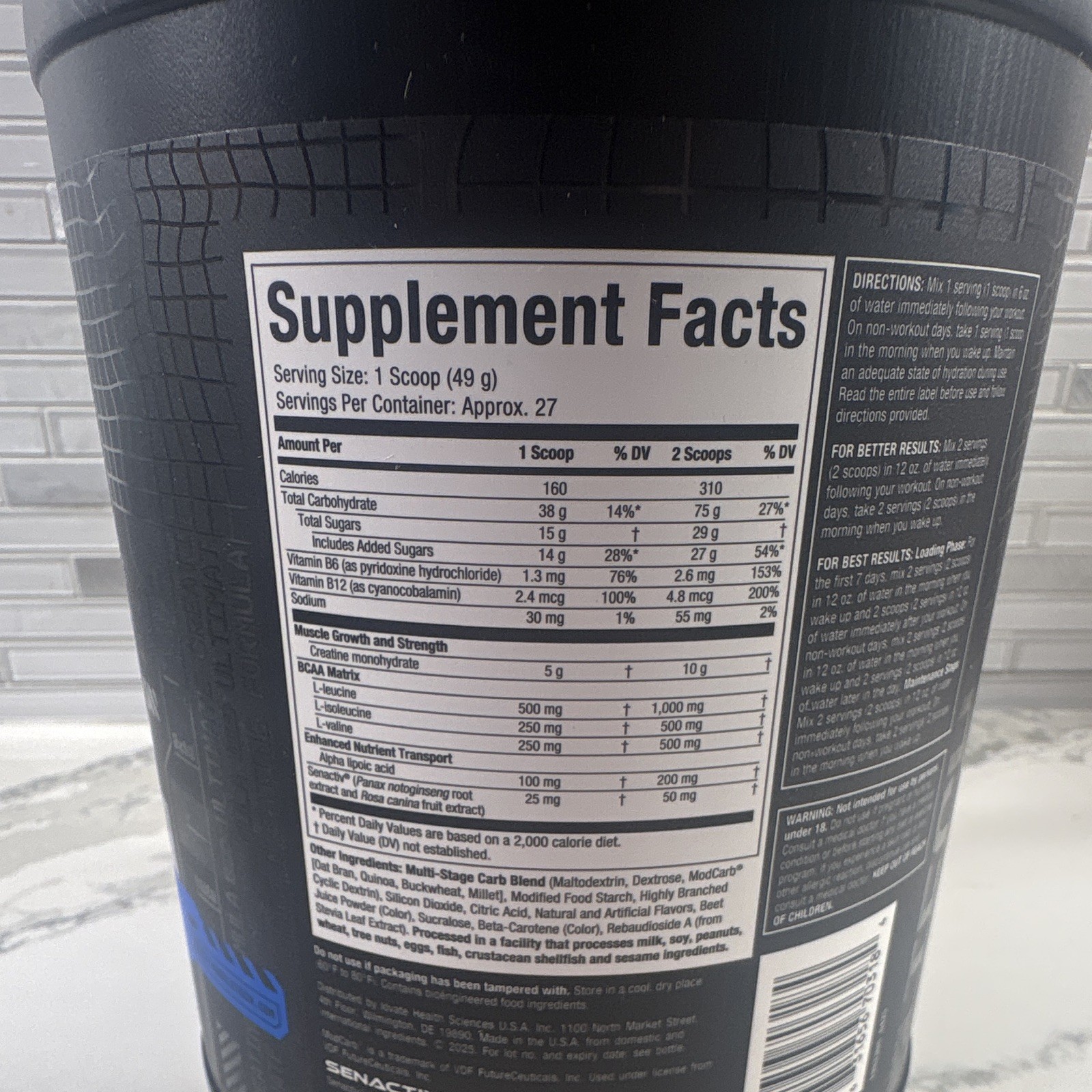BRAND NEW*MuscleTech Cell-Tech Creatine Max Strength Powder, Fruit Punch 2.90 lb