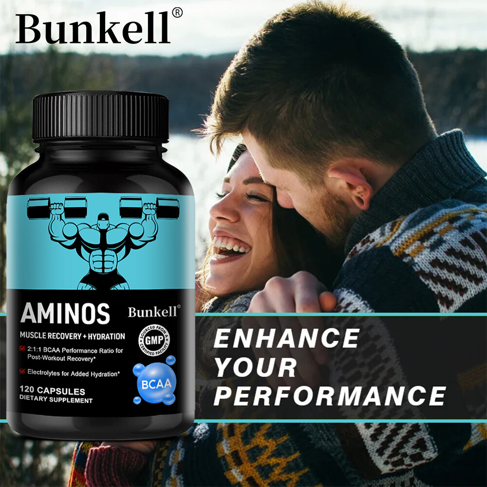 BCAA, Muscle Growth & Booster, Pre-Workout 30 To 120 Servings Energy Focus