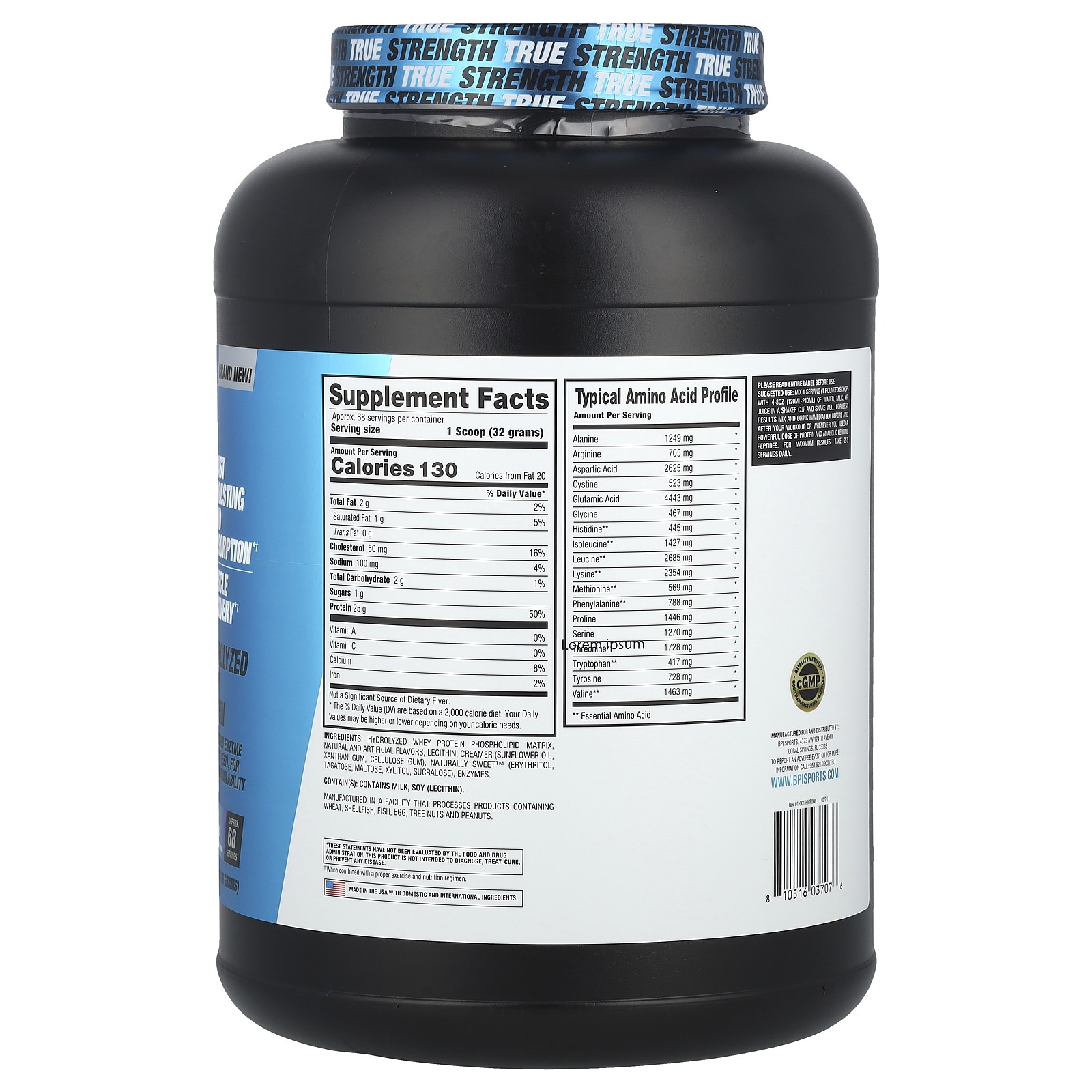 Hydro HD™, Hydrolyzed Whey Protein, Fruity Loopers, 4.8 lbs (2,176 g)