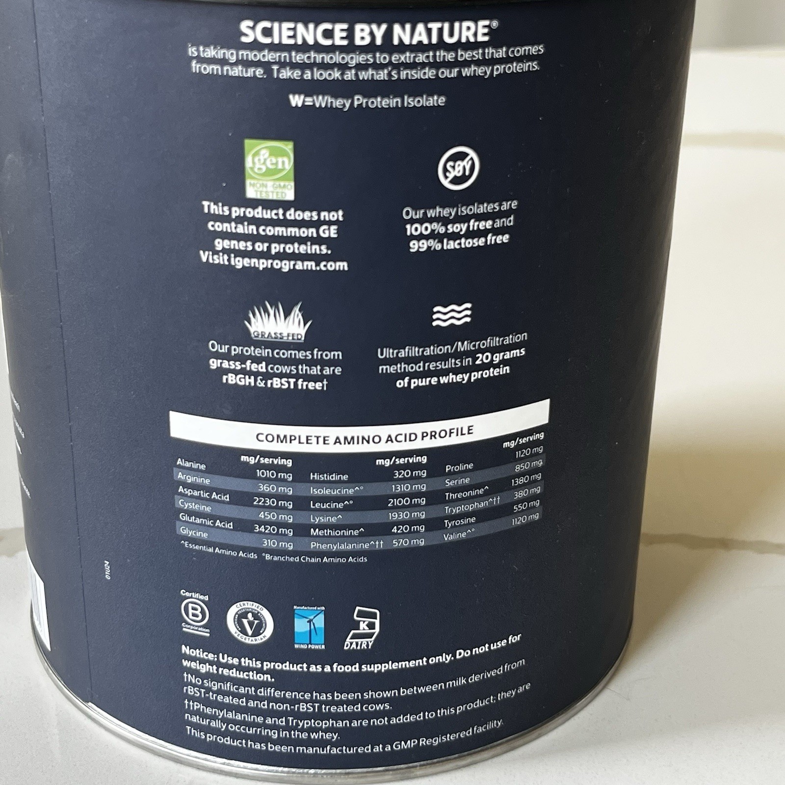 Biochem 100% Whey Protein Isolate – Grass Fed Chocolate 1.9 lbs (878 grams)