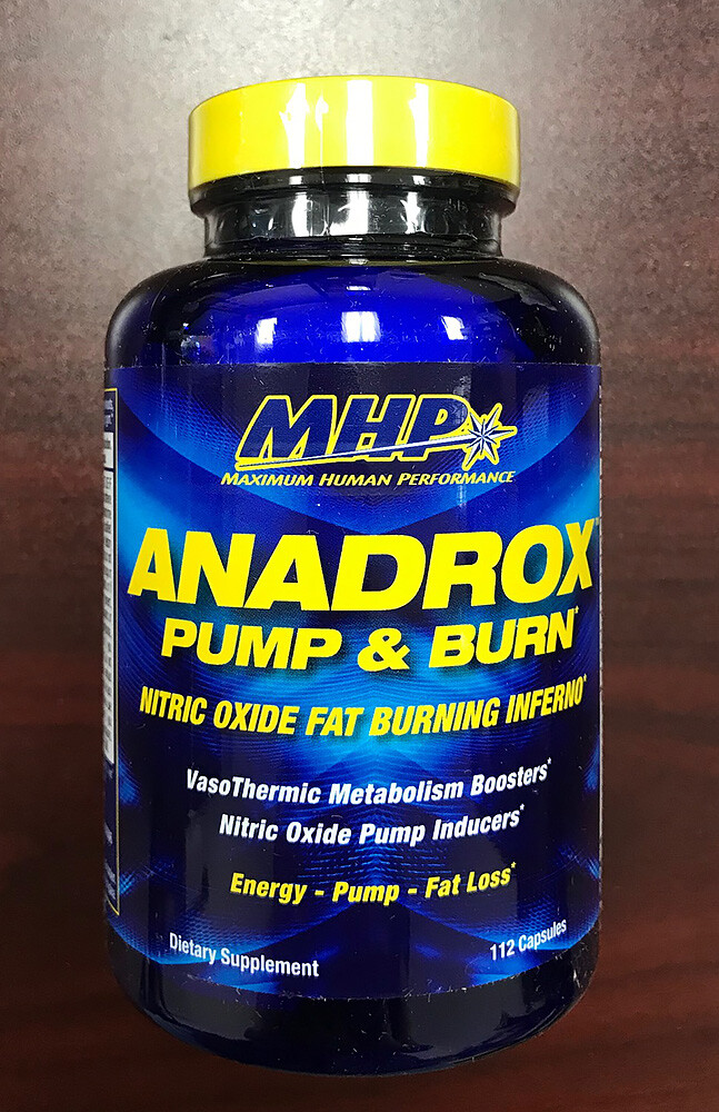 MHP ANADROX Pump & Burn Nitric Oxide Fat BURNING INFERNO – 112 Capsules