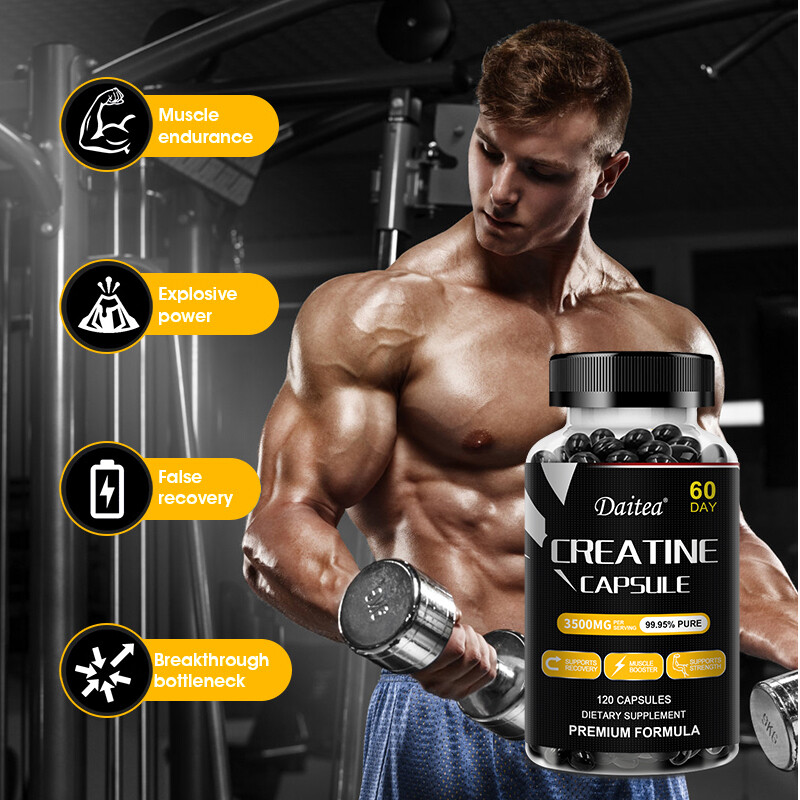 Creatine Monohydrate 3500mg- Energy&Endurance,Muscle Health,Testosterone Booster