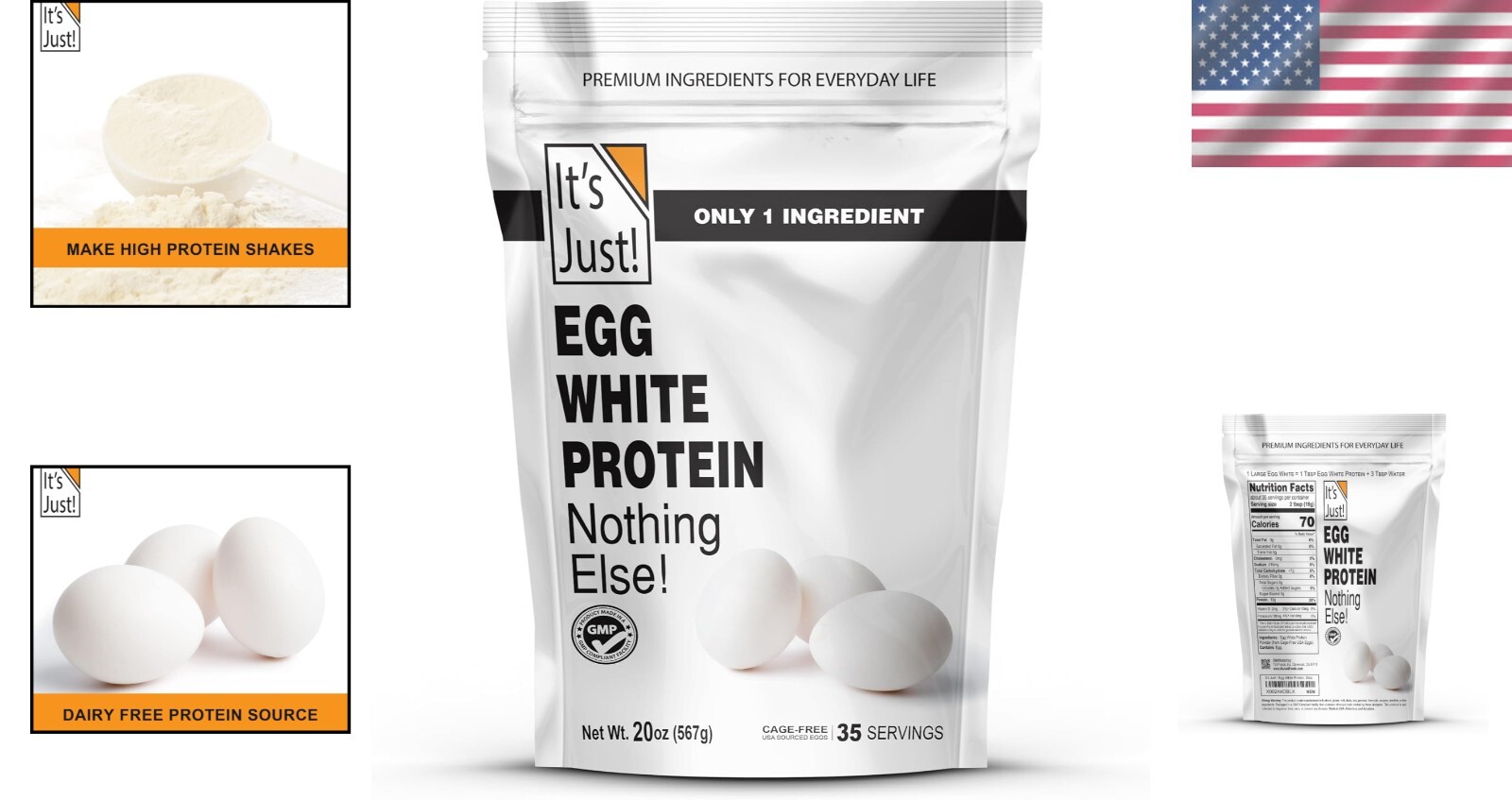 Egg White Protein Powder, 20oz – Affordable Quality for Health Lovers