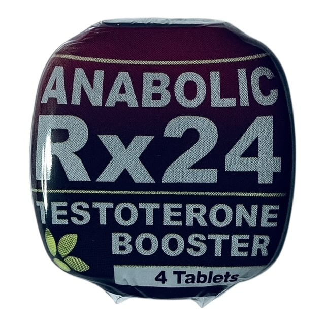 Anabolic Rx24 All-Natural Sport Supplement Energy Booster 24 Tablets