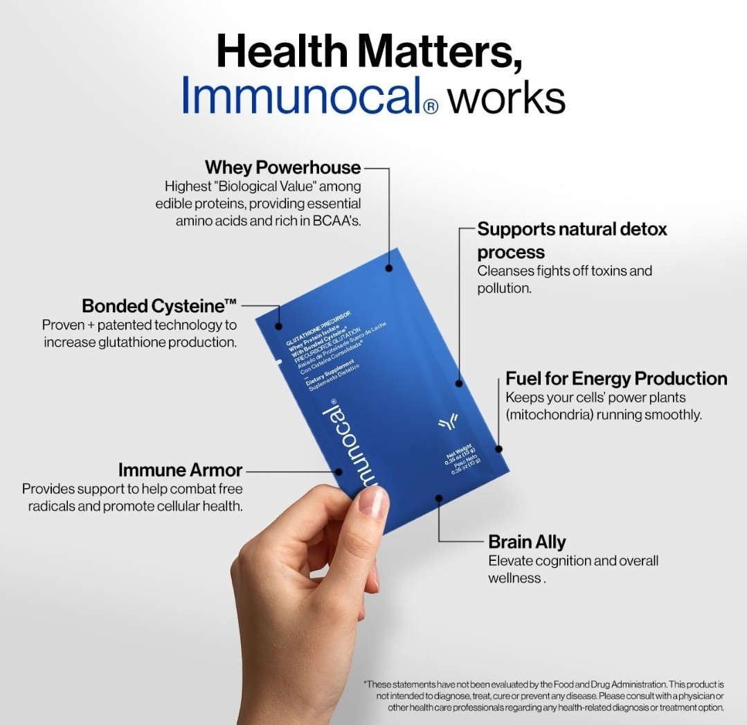 Immunocal Glutathione Precursor By Immunotec – 30 Pouches – Brand New!!