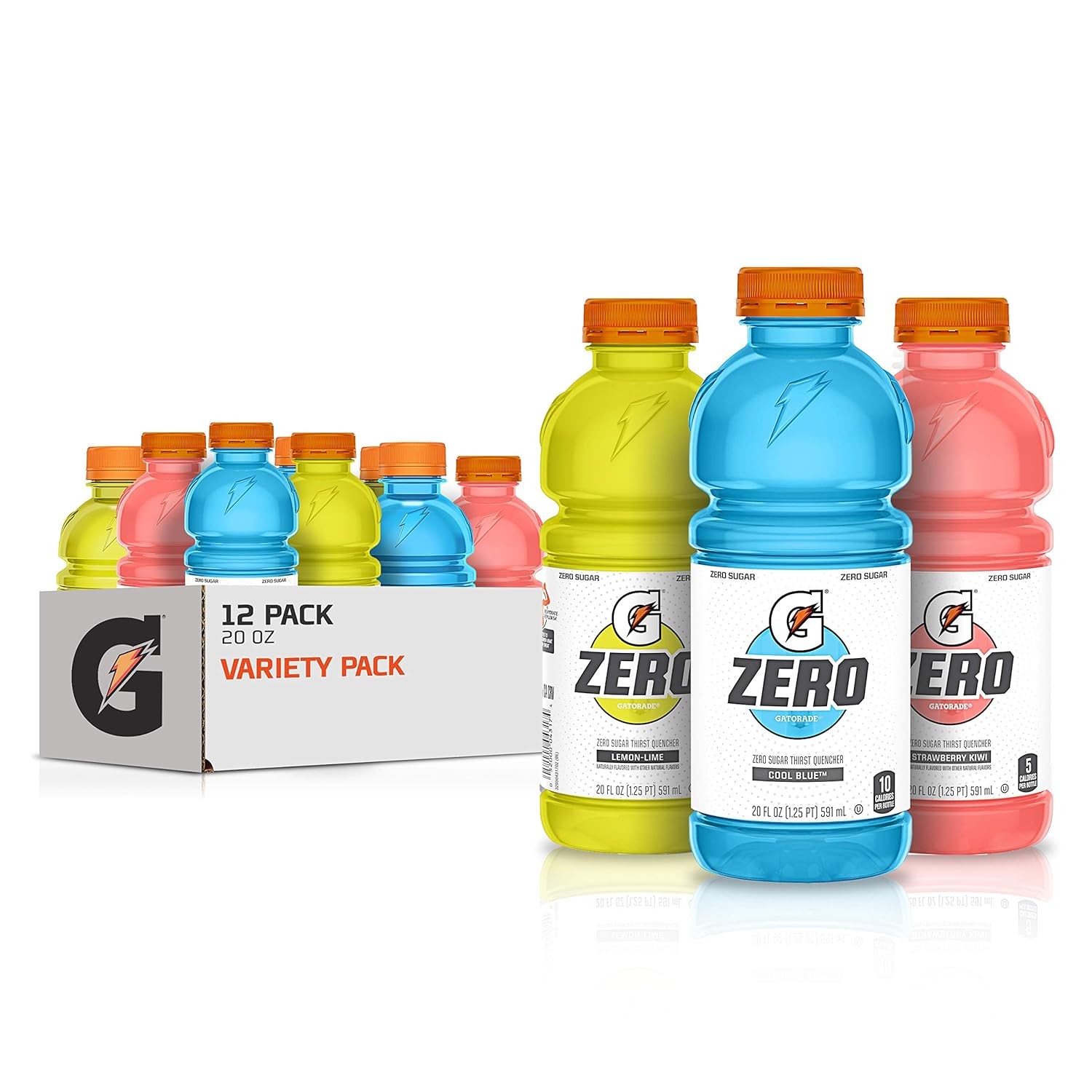 Gatorade Variety Pack Thirst Quencher, 20 Fl Oz 20 (Pack of 12)