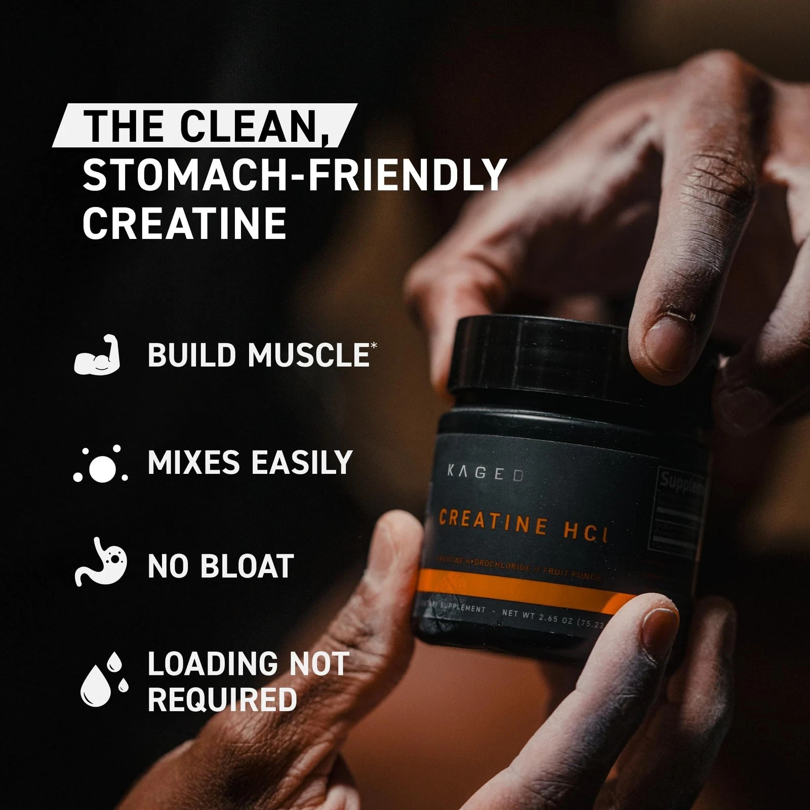 Creatine HCl, Lemon Lime, 2.7 oz (76.42 g) EXP.DATE 09/2028