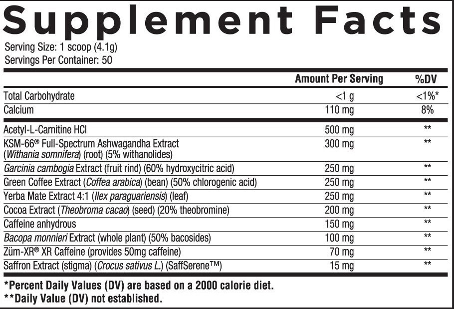 Core Nutritionals Core Burn Comprehensive Thermogenic Fatburner Powder (50) ALL