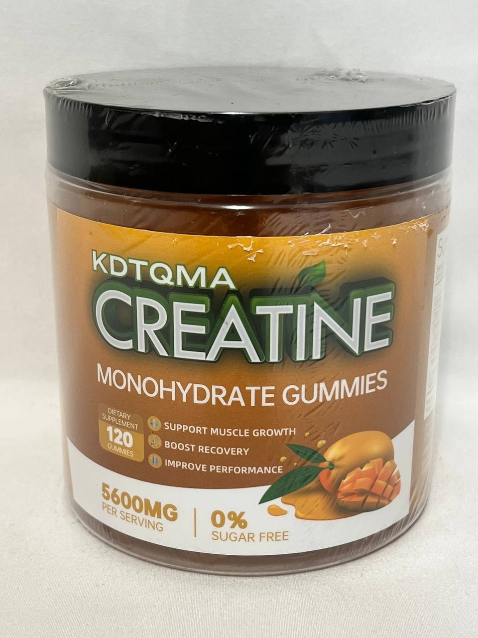 Creatine Monohydrate 5000mg Gummy 120 Count Gummies Sugar Free Expires 9/26/26