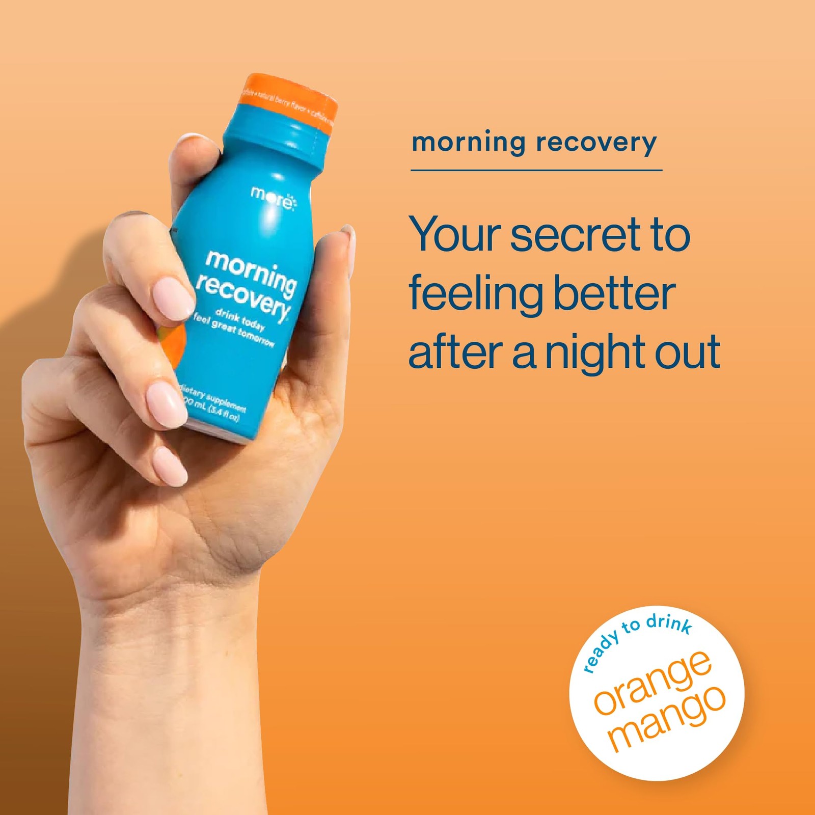 More Labs Morning Recovery Electrolyte Milk Thistle Drink Proprietary