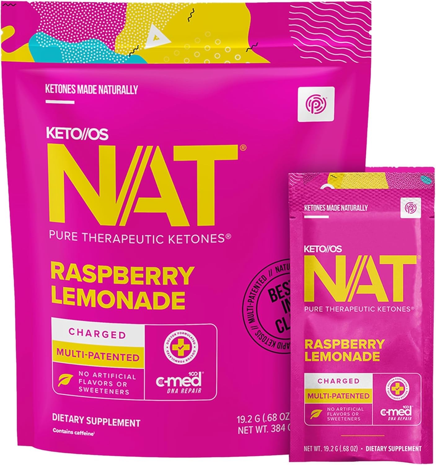 PRUVIT Nat Raspberry Lemonade CHARGED NO BAG – Expiration:07/26
