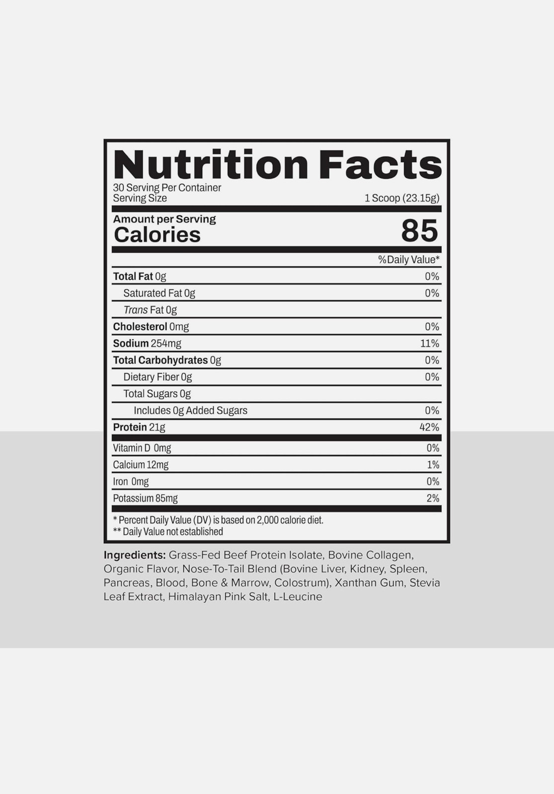 Noble Origin All-In-One Grass Fed Beef Protein Powder-Collagen-No Whey-msrp $79!