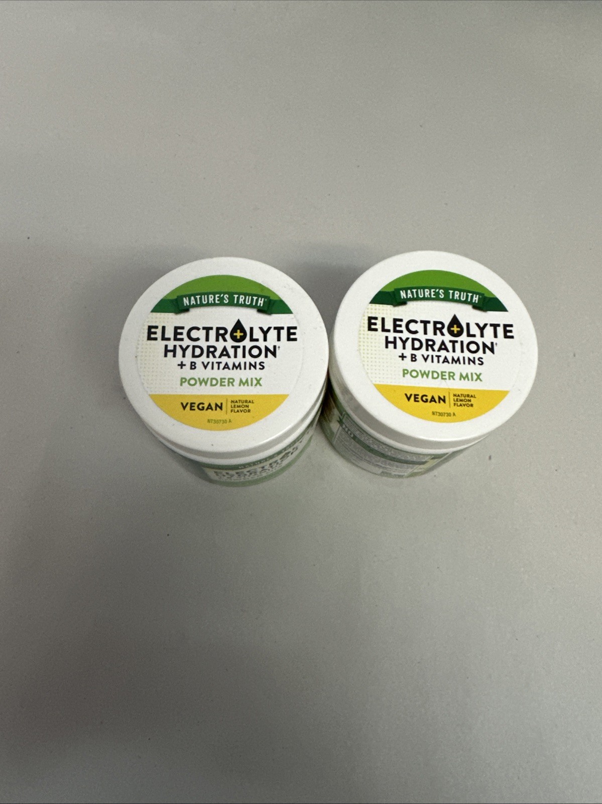 Lot of 2 Nature’s Truth Electrolyte Hydration Lemon 4.3oz Sealed New 02/2027