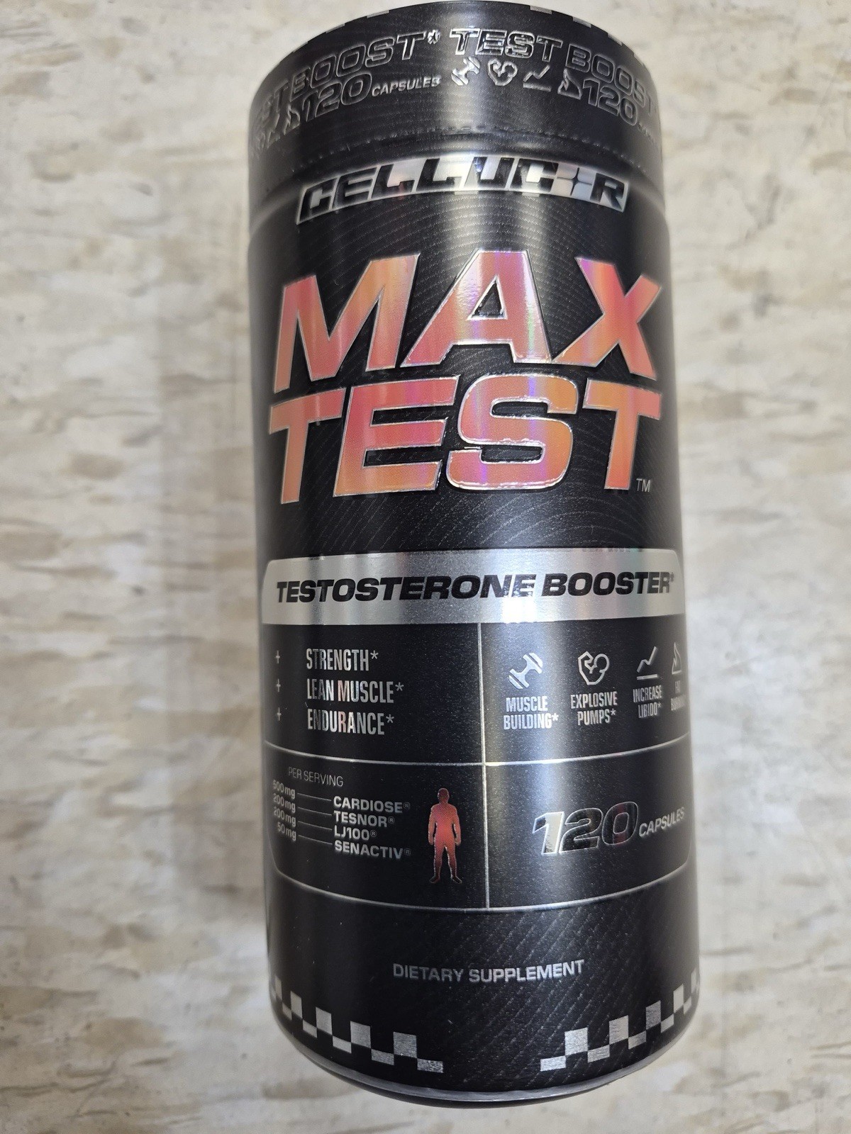 Cellucor Max Test™, Test Booster, 120 Capsules Exp 10/2026 NEW
